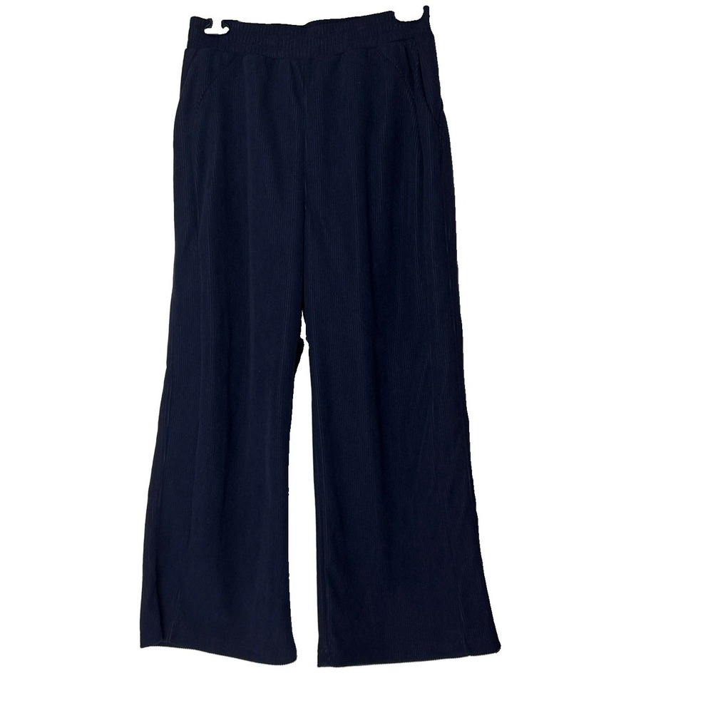 Halara Pants Womens Large Petite High Waisted Baggy Mop Corduroy Casual Pants